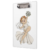 Happy Bride 03 Klemmbrett (Links)