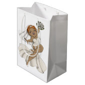 Happy Bride 03 Mittlere Geschenktüte (Rückseite Schrägansicht)