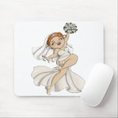 Happy Bride 03 Mousepad (Mit Mouse)