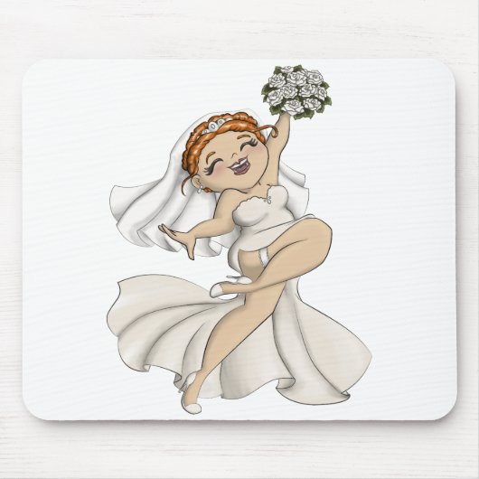 Happy Bride 03 Mousepad (Vorne)