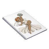 Happy Bride 03 Notizblock (Rechte Seite)