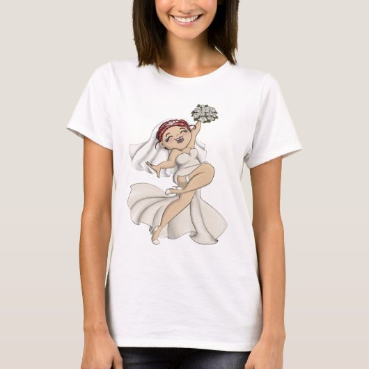 Happy Bride 04 T-Shirt (Vorderseite)