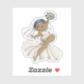 Happy Bride 07 Aufkleber (Blatt)