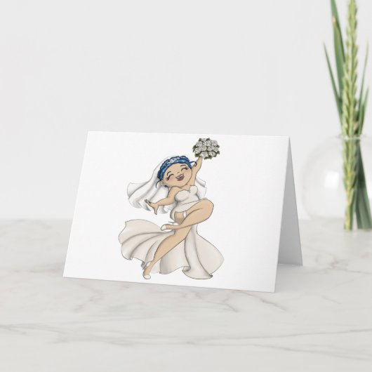 Happy Bride 07 Karte (Vorderseite)