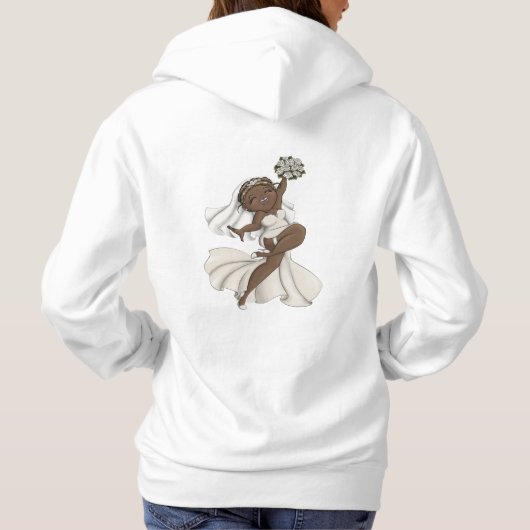 Happy Bride 09 Hoodie (Rückseite)