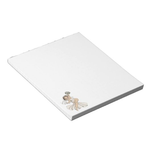 Happy Bride 09 Notizblock (angewinkelt)