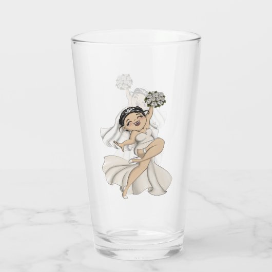 Happy Bride 11 Glas (Rückseite)
