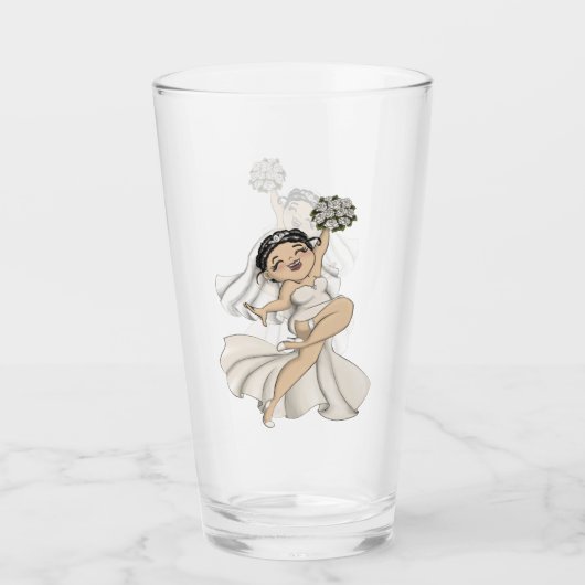Happy Bride 11 Glas (Vorderseite)