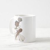 Happy Bride 11 Kaffeetasse (Vorderseite Links)