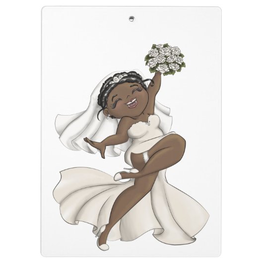 Happy Bride 11 Klemmbrett (Rückseite)