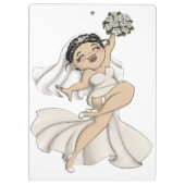 Happy Bride 11 Klemmbrett (Rückseite)