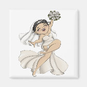 Happy Bride 11 Magnet (Vorne)
