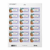 Happy Bride Address Labels 2 Adressaufkleber (Vorne)
