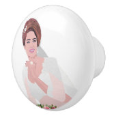 HAPPY BRIDE KERAMIKKNAUF (Rechts)