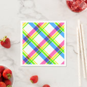 Happy & Bright Kariert Napkins Serviette (Beispiel)