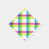 Happy & Bright Kariert Napkins Serviette (Ecke)