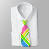 Happy & Bright Kariert Neck Tie Krawatte (Gebunden)