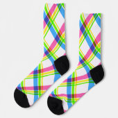 Happy & Bright Kariert Socks Socken (Linkes Detail)