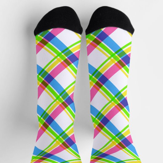 Happy & Bright Kariert Socks Socken (Oben)