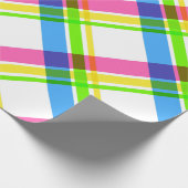 Happy & Bright Kariert Wrapping Paper Geschenkpapier (Ecke)