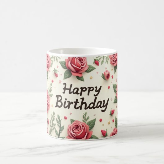 Happy Brithday Tasse Cup (Mittel)