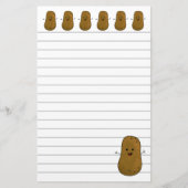 Happy Brown Potato Stationery Briefpapier (Vorderseite)