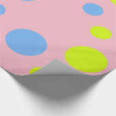 Happy Bubbles Wrapping Paper Geschenkpapier (Ecke)