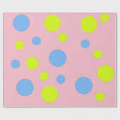 Happy Bubbles Wrapping Paper Geschenkpapier (Flach)