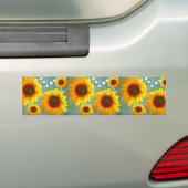 Happy Bubbly Sunblumen Autoaufkleber (Auf Auto)