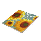 Happy Bubbly Sunblumen Fliese (Seite)