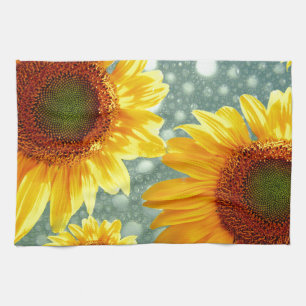 Happy Bubbly Sunblumen Handtuch