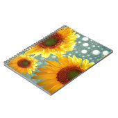 Happy Bubbly Sunblumen Notizblock (Linke Seite)
