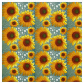 Happy Bubbly Sunblumen Stoff (Muster)