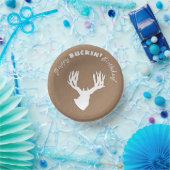 Happy Buckin's Birthday Jagd Pappteller (Party)