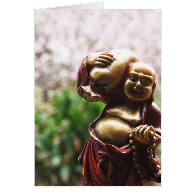 Happy Buddha Card (Vorne)