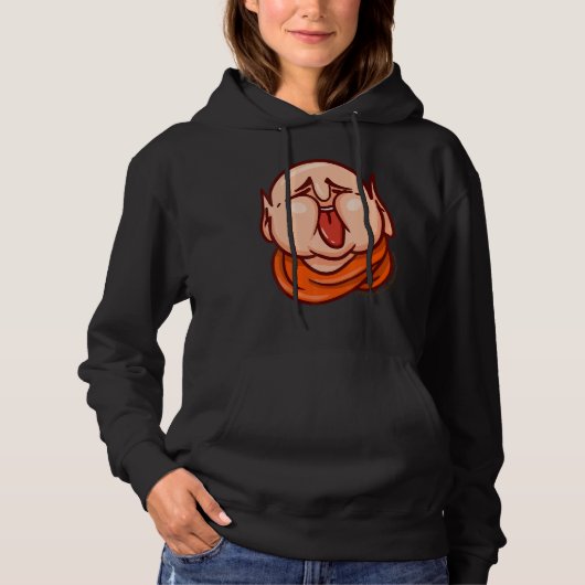 Happy Buddha Loving Kindness Metta Blessing Prayer Hoodie (Vorderseite)