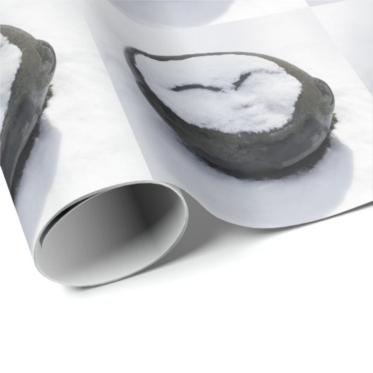 Happy Buddha mit schneegedämpft Geschenkpapier (Rolleneckpunkt)