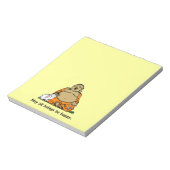 HAPPY BUDDHA NOTIZBLOCK (Rotiert)