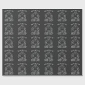 Happy Buddha Rub my Bly für viel Glück Buddhist Geschenkpapier (Flach)