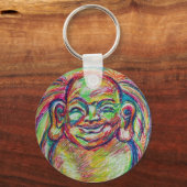 Happy Buddha Schlüsselanhänger (Vorderseite)