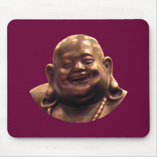 Happy Buddha Shanghai 2002 Circle The MUSEUM Zazzl Mousepad