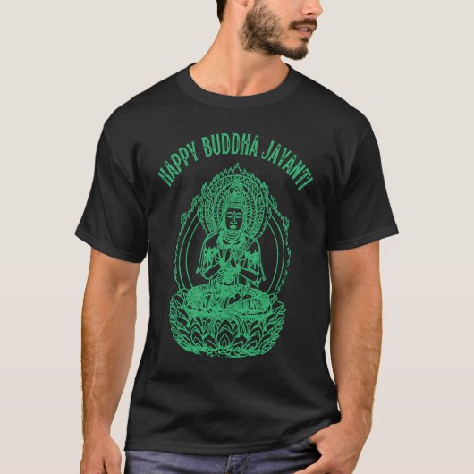 Happy Buddha Vesak Day Jayanti Buddhist T-Shirt (Vorderseite)