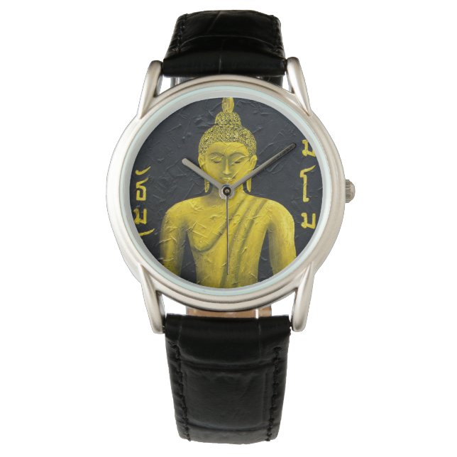 Happy Buddha Watch Armbanduhr (Vorderseite)