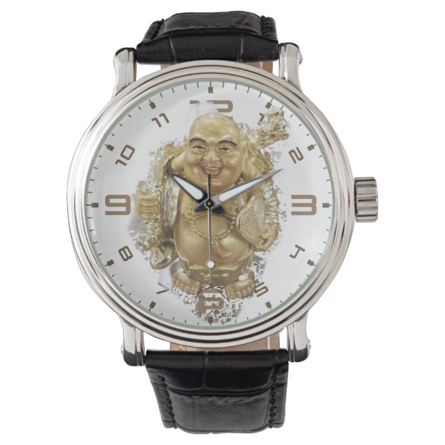 Happy Buddha Watch Armbanduhr (Vorderseite)