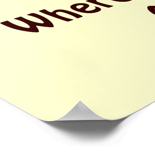 Happy Bull Poster (Ecke)