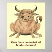 Happy Bull Poster (Vorne)