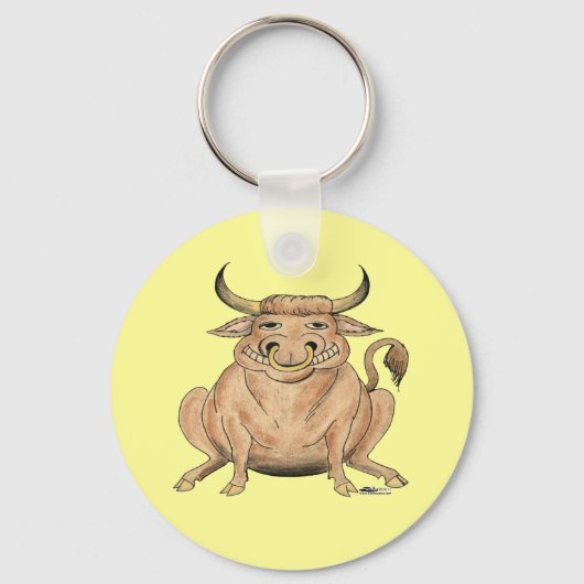 Happy Bull Schlüsselanhänger (Vorderseite)