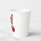 Happy bull terrier pappbecher (Links)