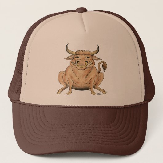 Happy Bull Truckerkappe (Vorderseite)