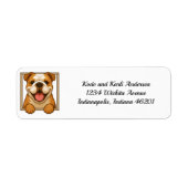 Happy Bulldog Rücksendeadresse (Vorne)